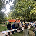 Eröffnung des Pankeparks in Berlin Buch
